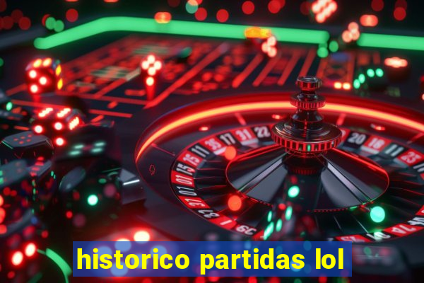 historico partidas lol